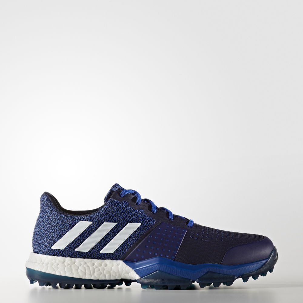 Adidas Adipower S Boost 3 - παπουτσια γκολφ ανδρικα - Μπλε Ρουά/Ασπρα,Μέγεθος: EU 36 – 54 2/3 (732GX